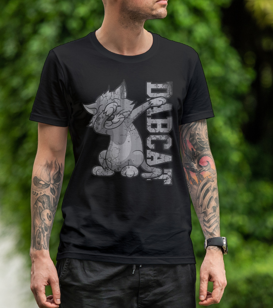 Dabbing Dabcat Vintage Style Iconic Pose T-Shirt