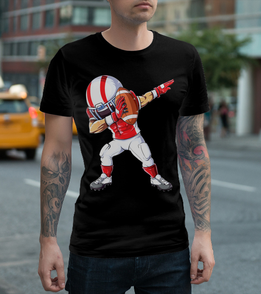 Dabbing Football Player Dab Dance Pose T-Shirt