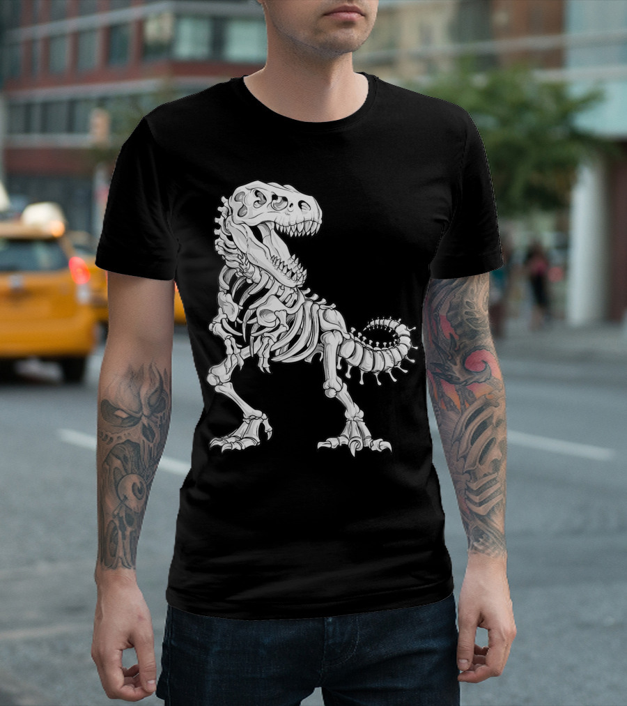 Dinosaur Skeleton T-Rex Fossil T-Shirt