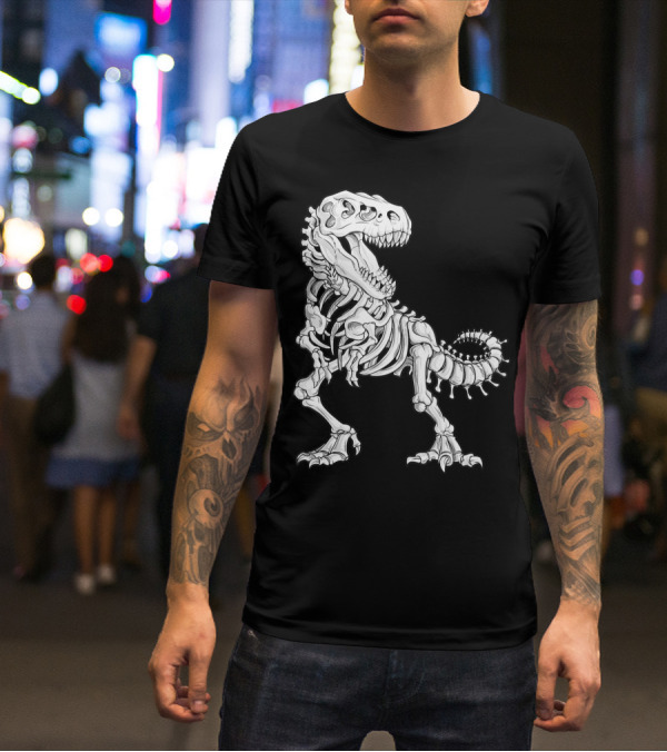 Dinosaur Skeleton T-Rex Fossil T-Shirt