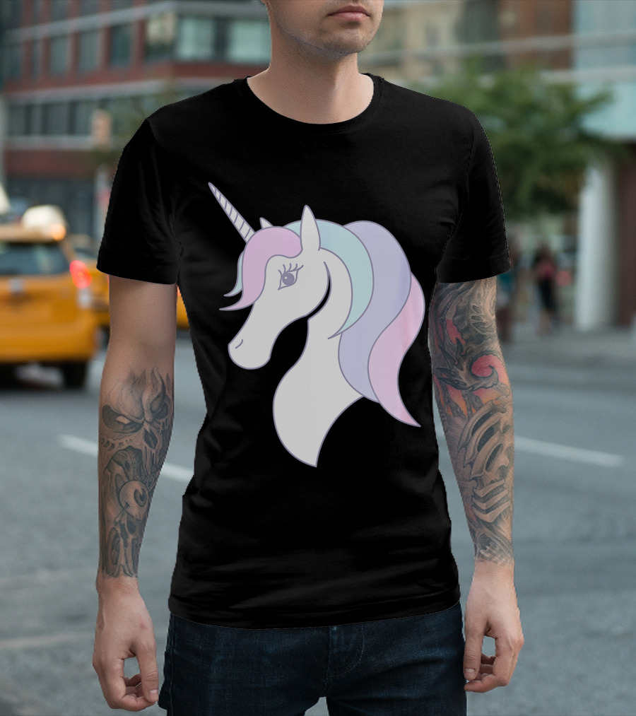 Fabulous Unicorn Pastel Colors For Women Girls T-Shirt