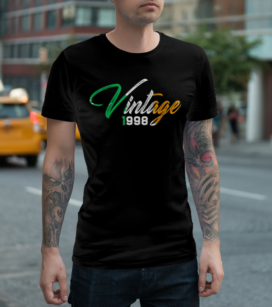 Vintage Irish 1998 21st Birthday St Paddy's Day T-Shirt