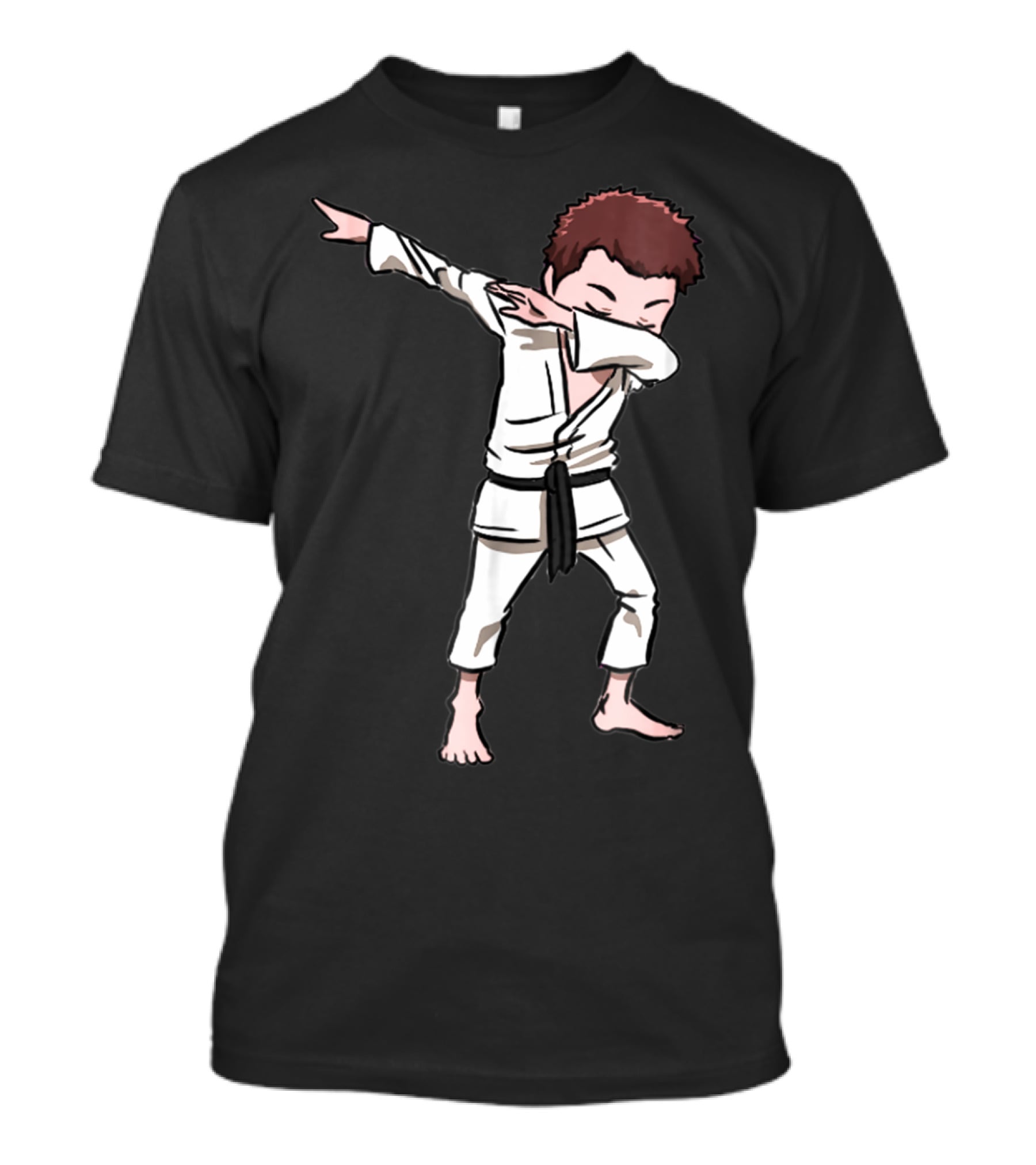 Karate Taekwondo Dabbing Boy Funny Dab Martial Arts Kid T-Shirt