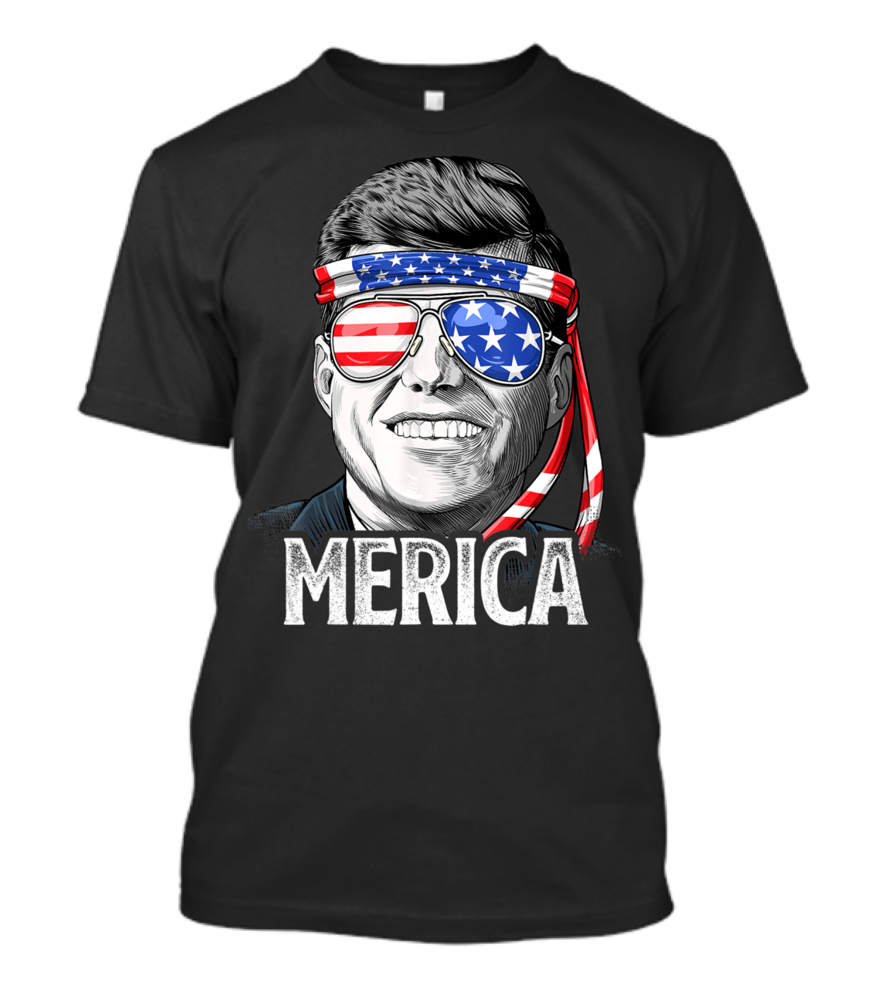 Merica 4th Of July JFK US President Kennedy T-Shirt