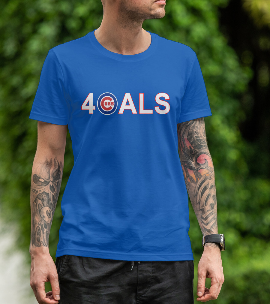Cubs 4 ALS Charity Support T-Shirt