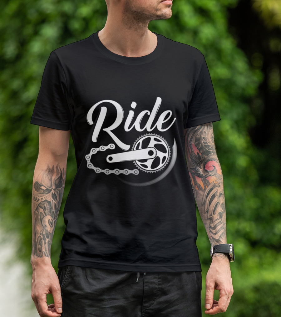 Ride Bicycle Sport Riding Bike Girls Bike T-Shirt