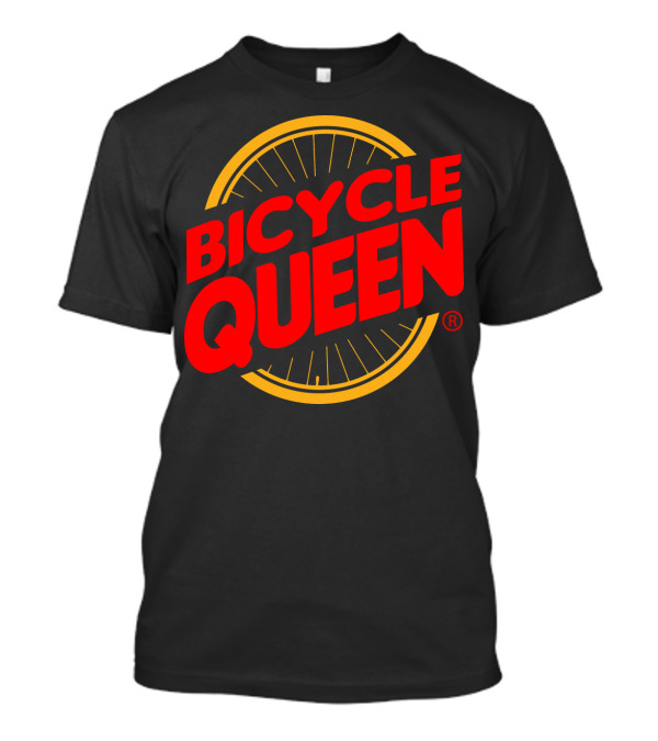 Bicycle Queen Bicycle Wheel T-Shirt