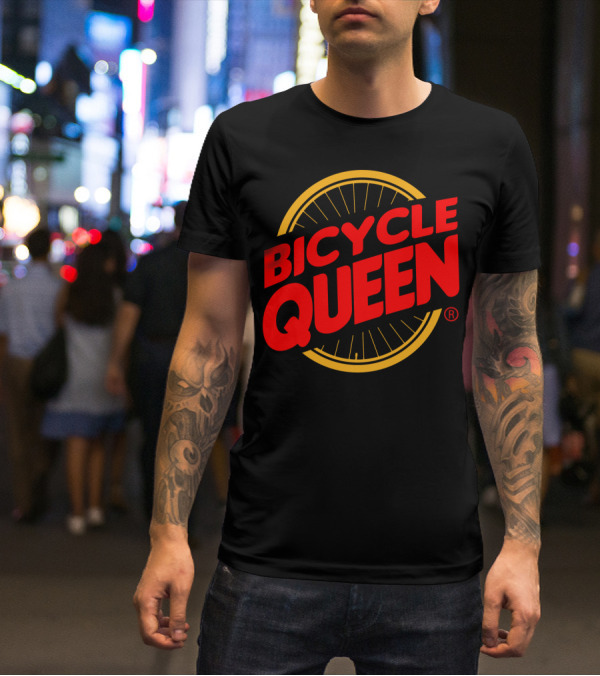 Bicycle Queen Bicycle Wheel T-Shirt