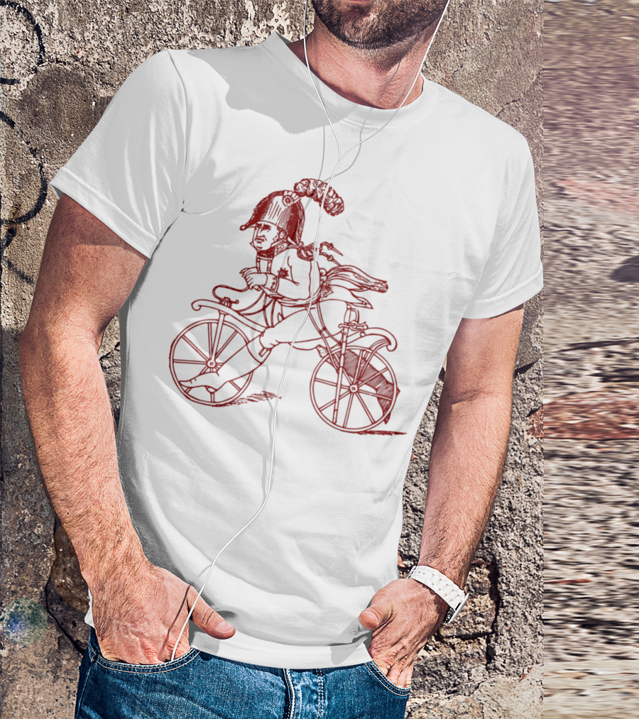 Napoleon France Bicycle Riding T-Shirt