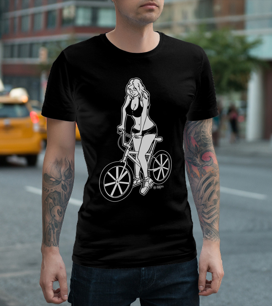 BMX Girl BustedTees T-Shirt