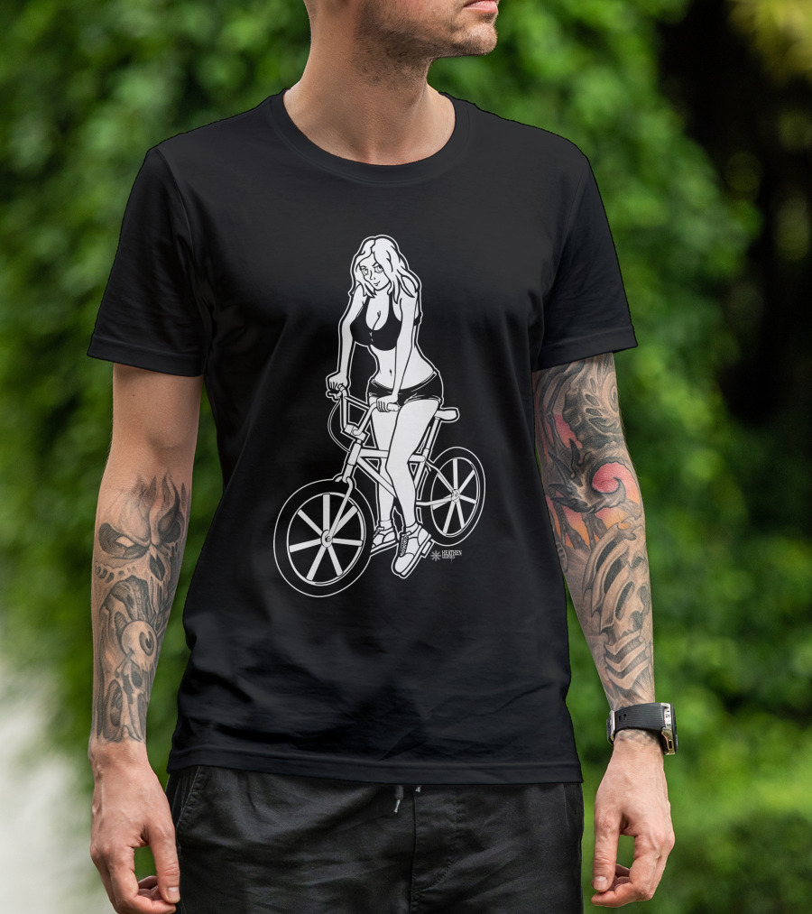 BMX Girl BustedTees T-Shirt