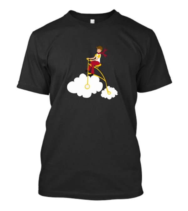Cycling Dreams Riding High On Clouds T-Shirt