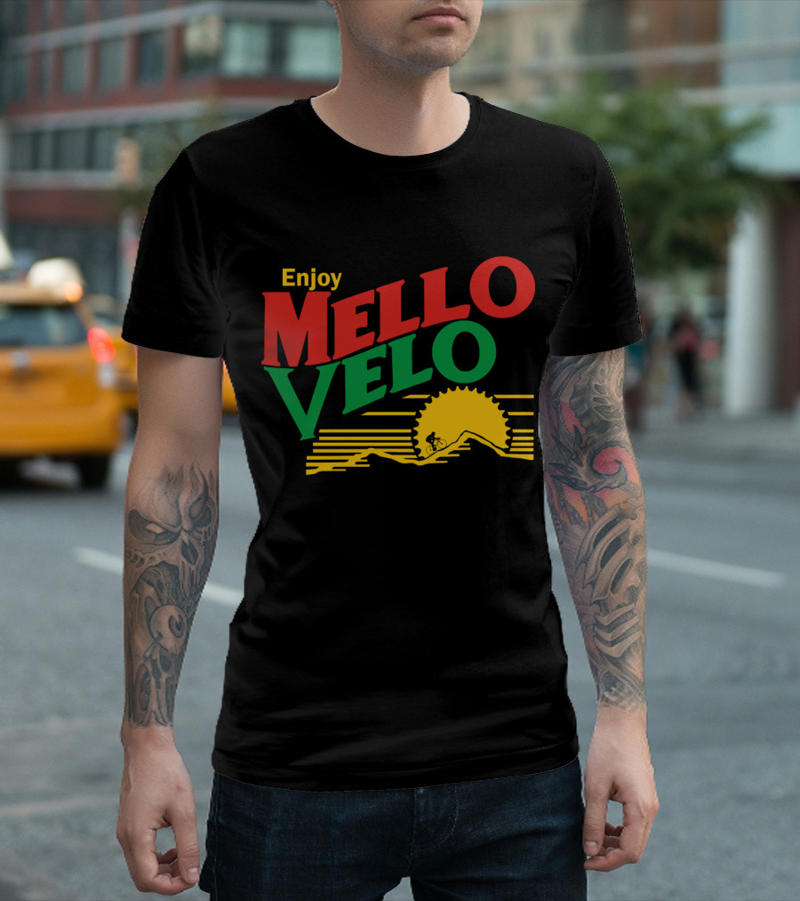 Enjoy Mello Velo Bicycle Adventure T-Shirt