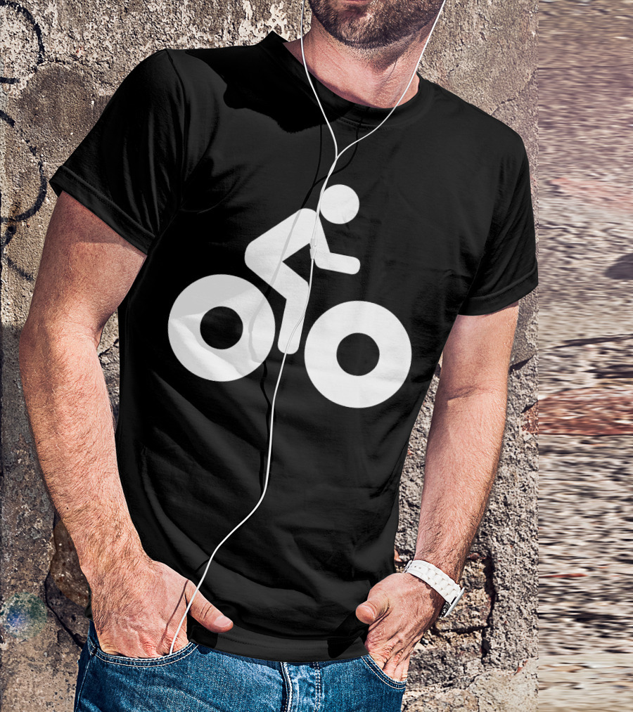 Fat Bike Iconic Cyclist T-Shirt