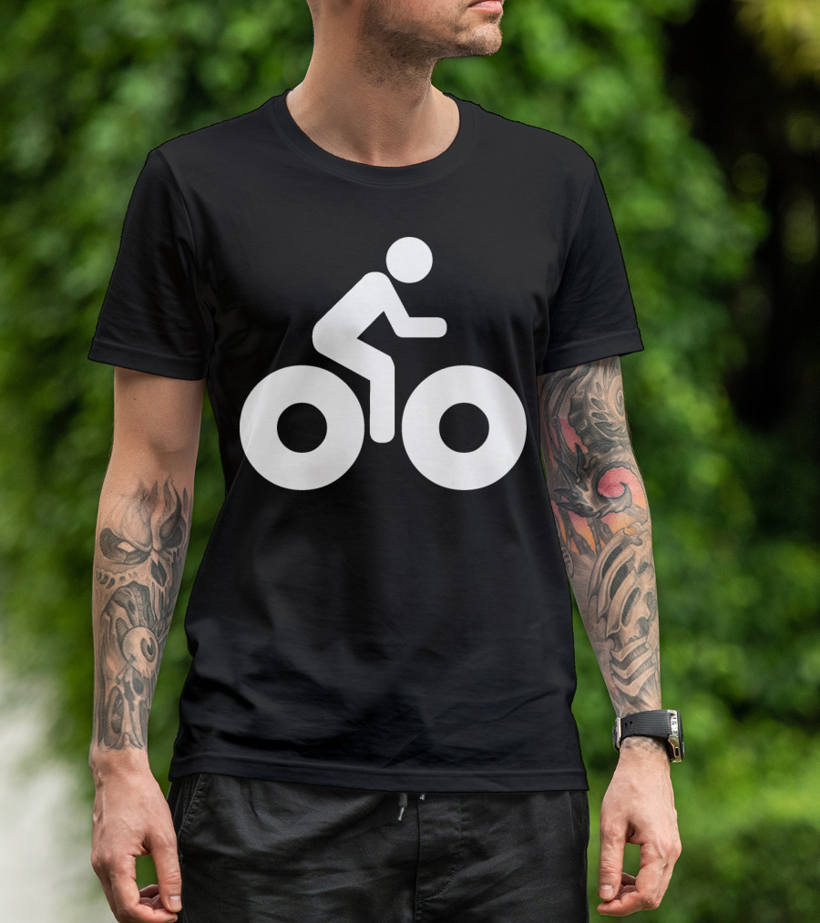 Fat Bike Iconic Cyclist T-Shirt