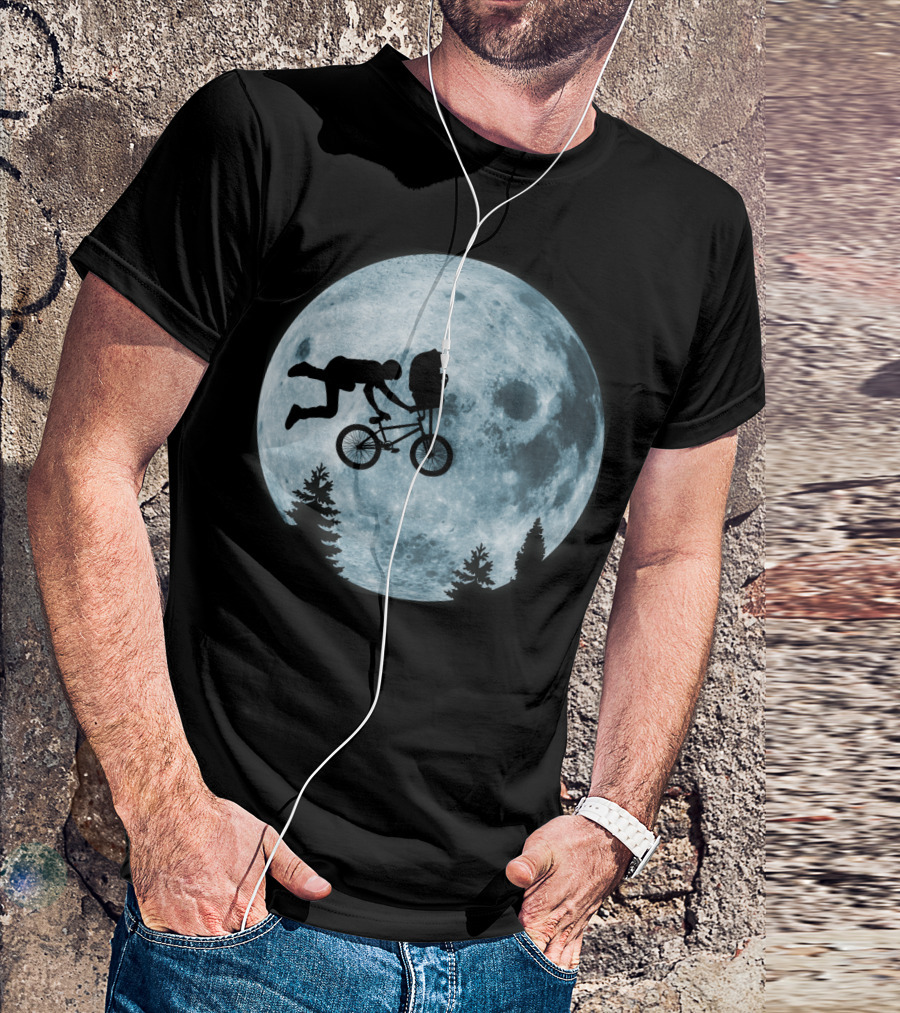 Extreme Terrestrial Moon Biking T-Shirt