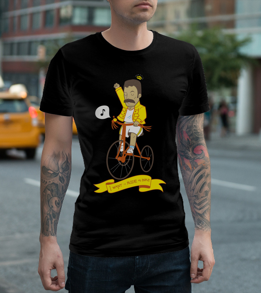 Freddie I Want to Ride My Bike T-Shirt