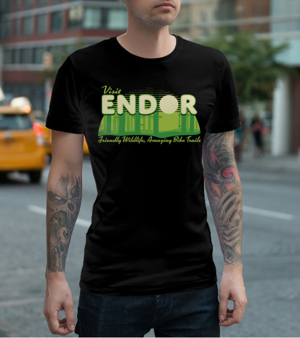 Visit Endor Friendly Wildlife Amazing Bike Trails T-Shirt