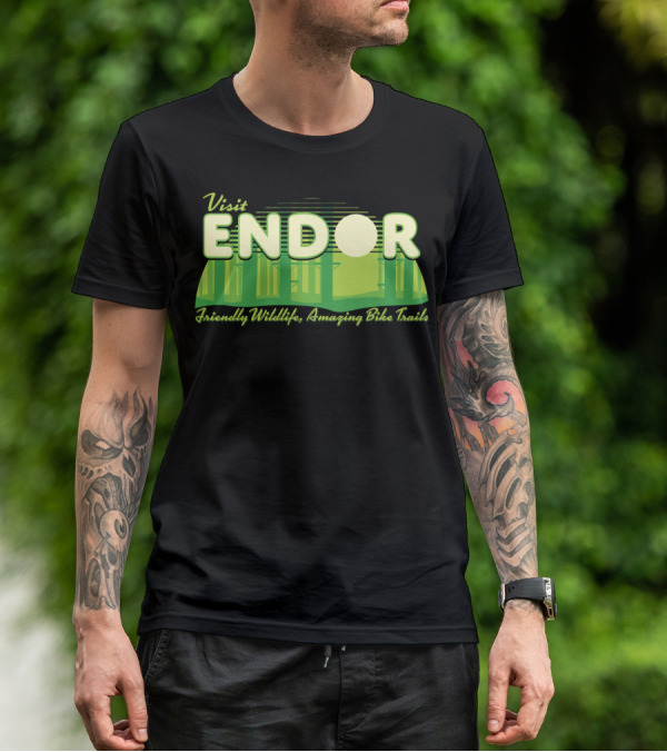 Visit Endor Friendly Wildlife Amazing Bike Trails T-Shirt