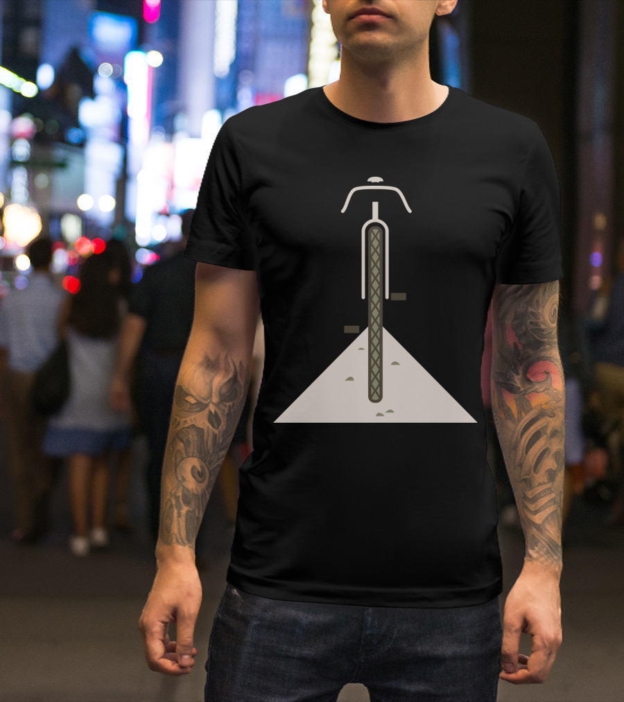 Gravel Grinder Bicycle Path Adventure T-Shirt