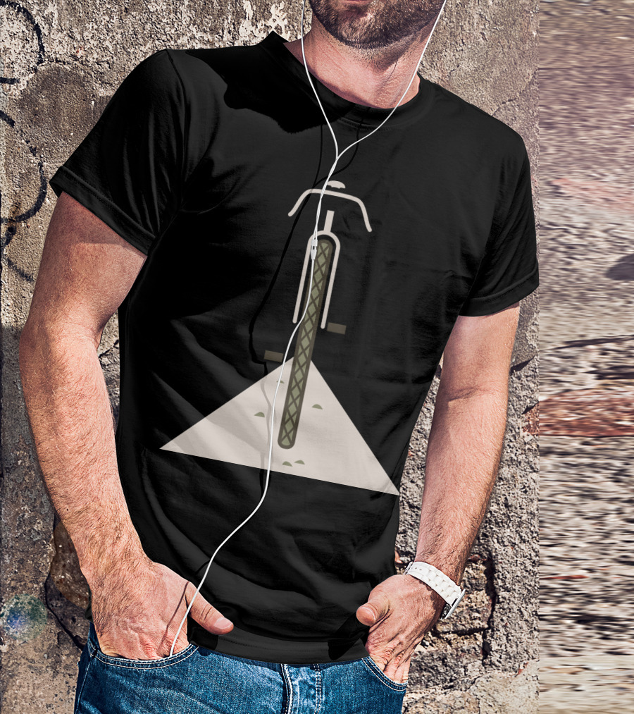 Gravel Grinder Bicycle Path Adventure T-Shirt