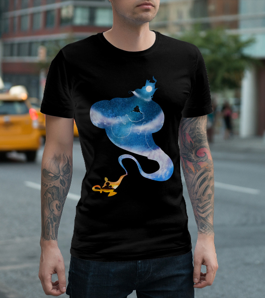 Greater Than All the Magic Lamp Sky Journey T-Shirt