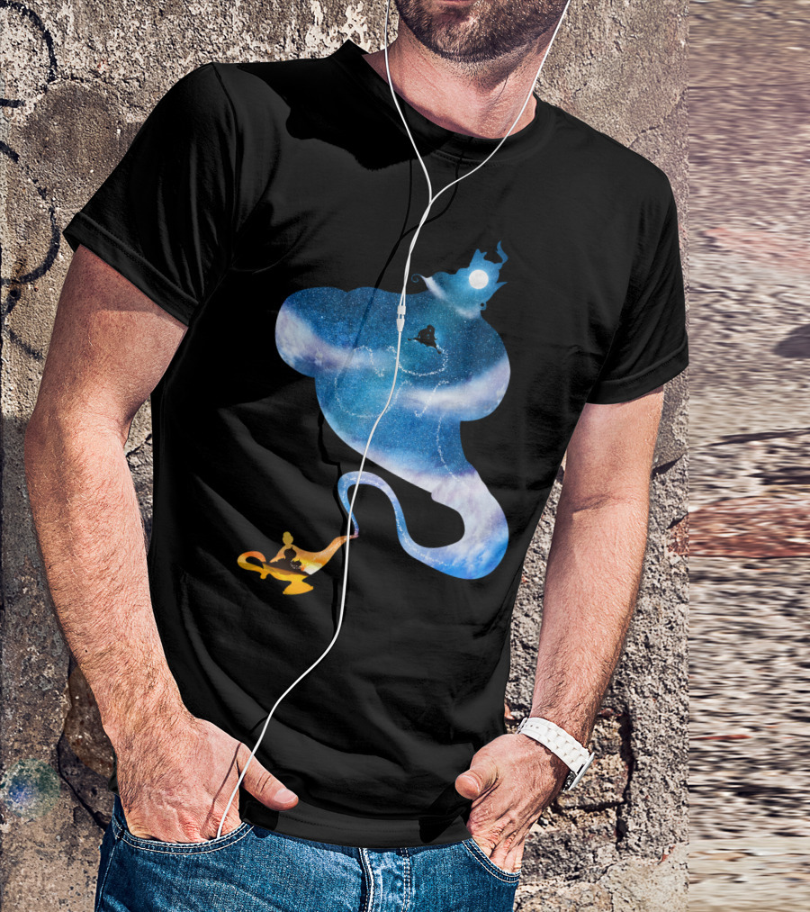 Greater Than All The Magic Lamp Sky Journey T-Shirt