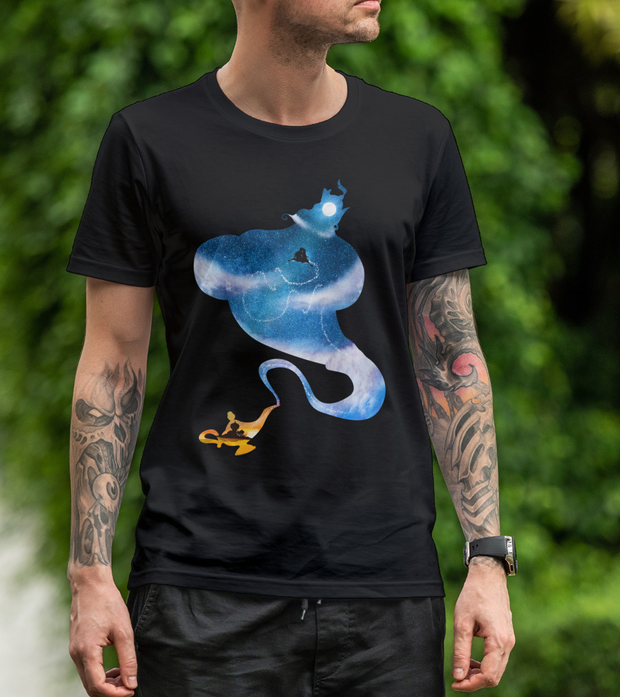 Greater Than All The Magic Lamp Sky Journey T-Shirt