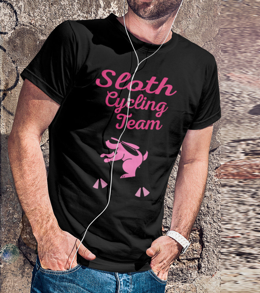 Sloth Cycling Team Hobbies Wheel Cycling Bike Mountains T-Shirt