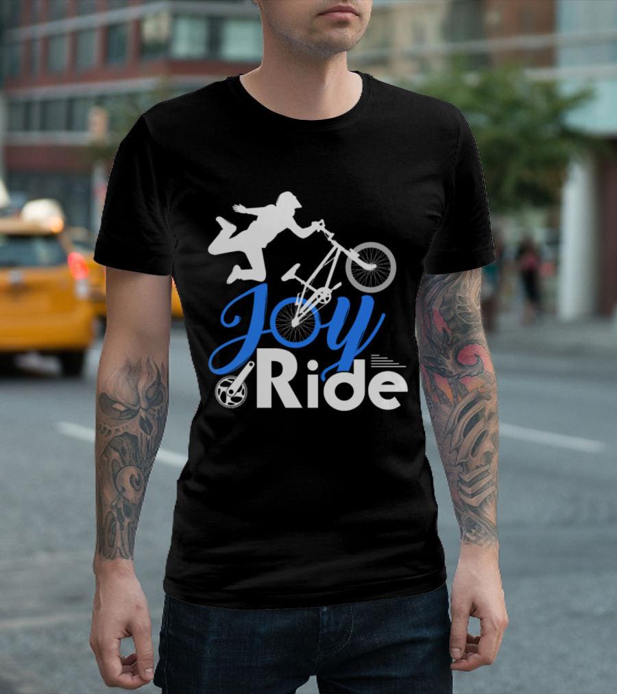 Joy Ride BMX Bicycle Jump Athlete T-Shirt