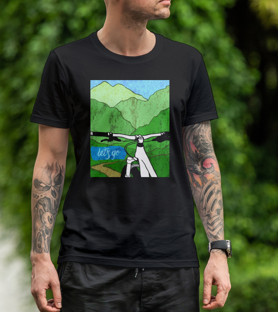 Lets Go Mountain Bike Adventure Trail T-Shirt