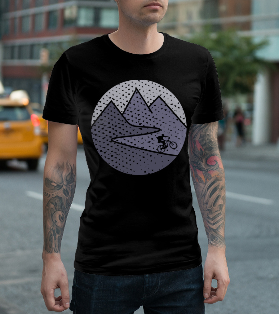 Mountain Bike Cycling Adventure Outdoor Trail T-Shirt