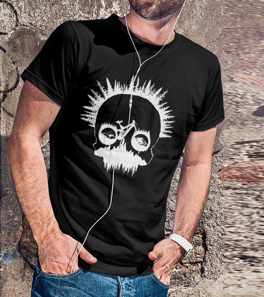 MTB Skull Ride Forest Bicycle Adventure T-Shirt