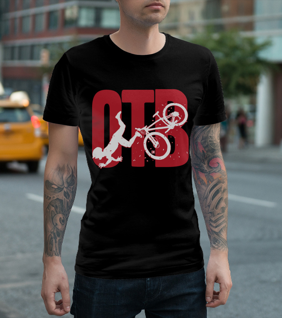 OTB Over The Bar Cyclist Flip Stunt T-Shirt