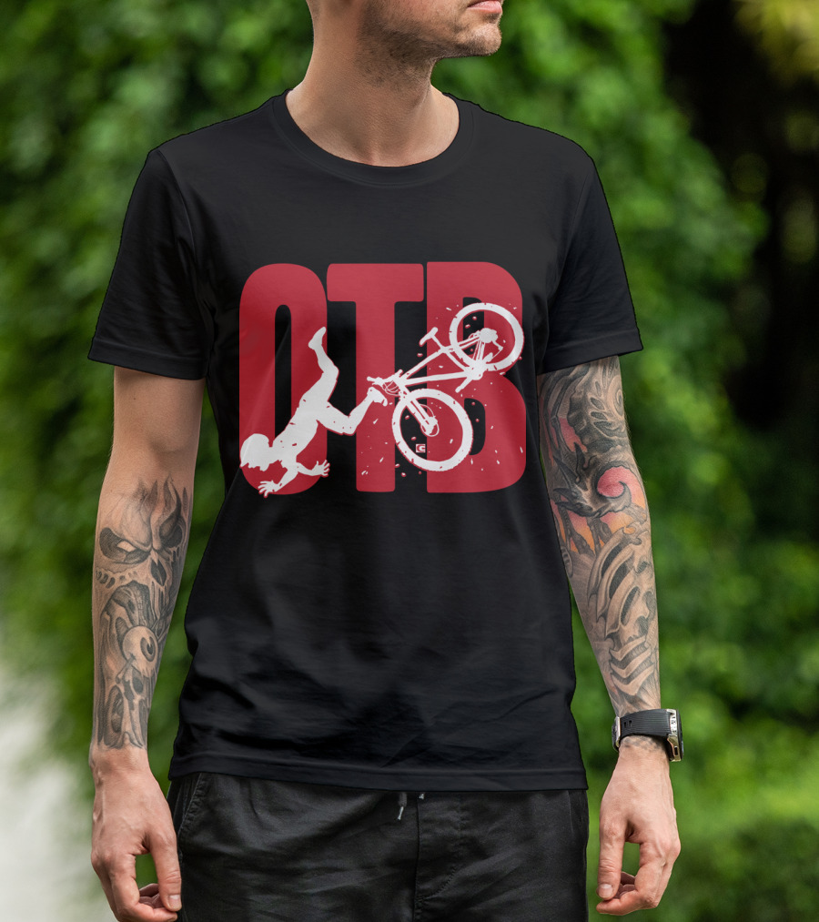 OTB Over The Bar Cyclist Flip Stunt T-Shirt