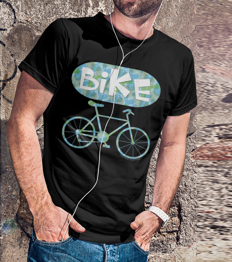 BiKE Oval Vintage Bicycle T-Shirt