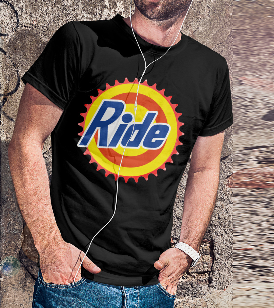 Ride Clean Cycling Gear Bottle Cap T-Shirt