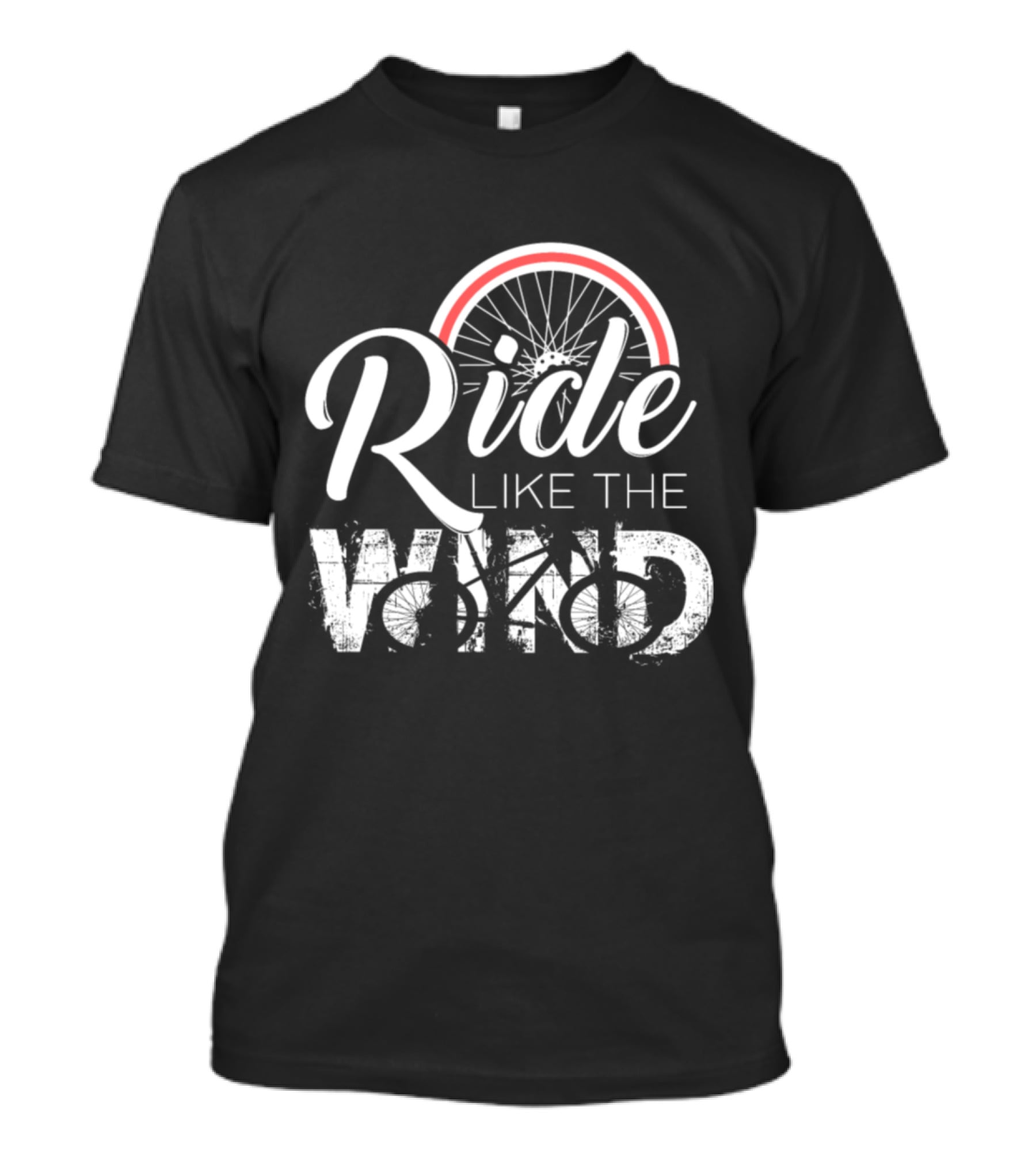 Ride Like The Wind Fast Bicycle Wheel Elements T-Shirt