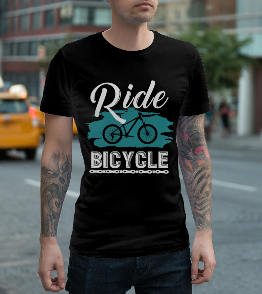 Ride Bicycle Biker Idea T-Shirt