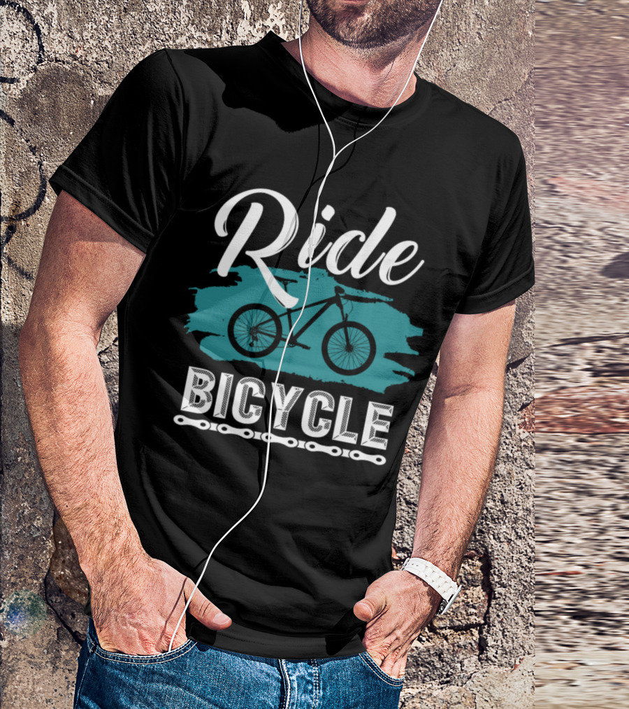 Ride Bicycle Biker Idea T-Shirt
