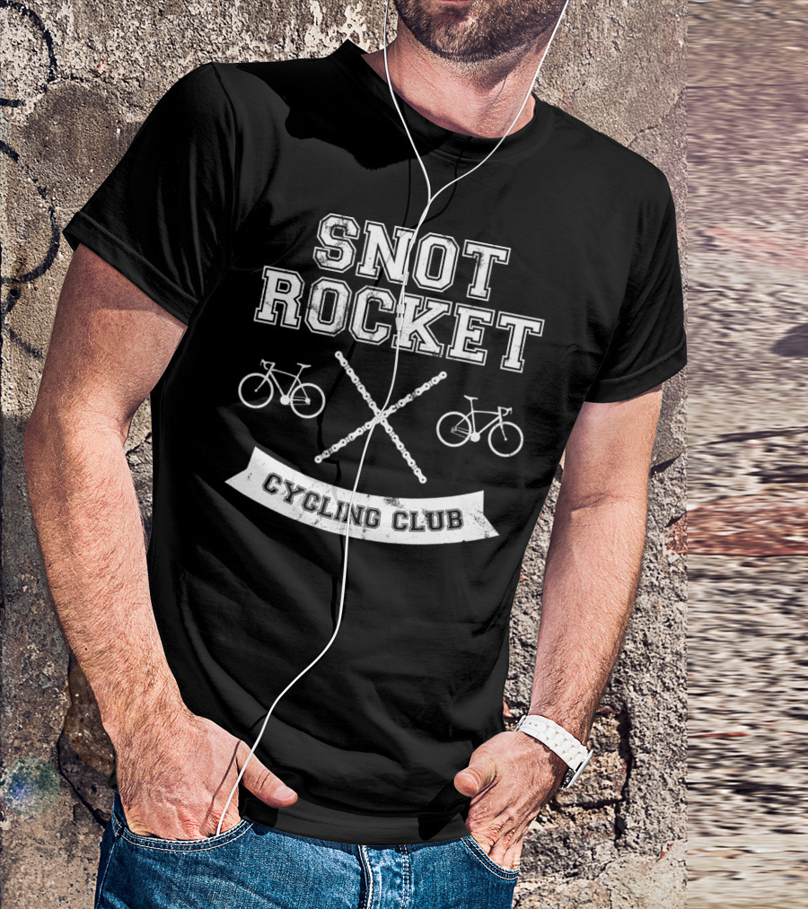 Snot Rocket Cycling Club Chain Bikes T-Shirt