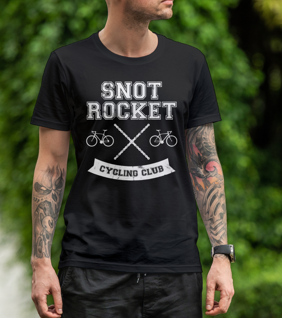 Snot Rocket Cycling Club Chain Bikes T-Shirt