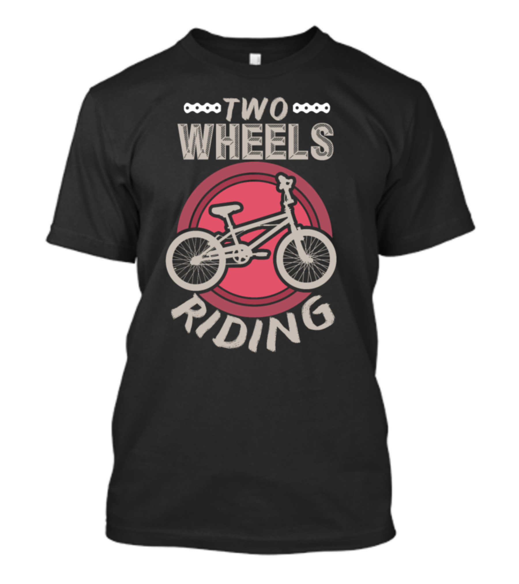 Two Wheels Riding Bicycle Present T-Shirt