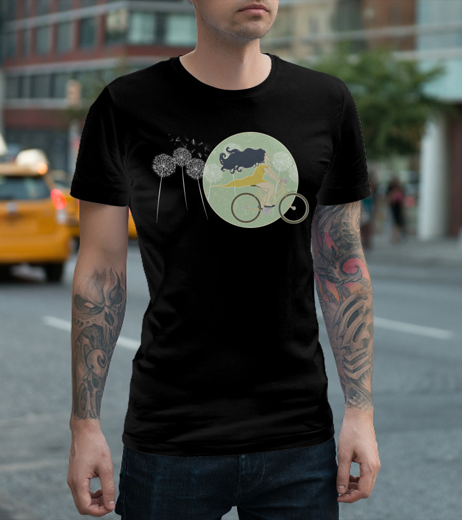 Ventura Highway Cycling Dandelion Dreamscape T-Shirt