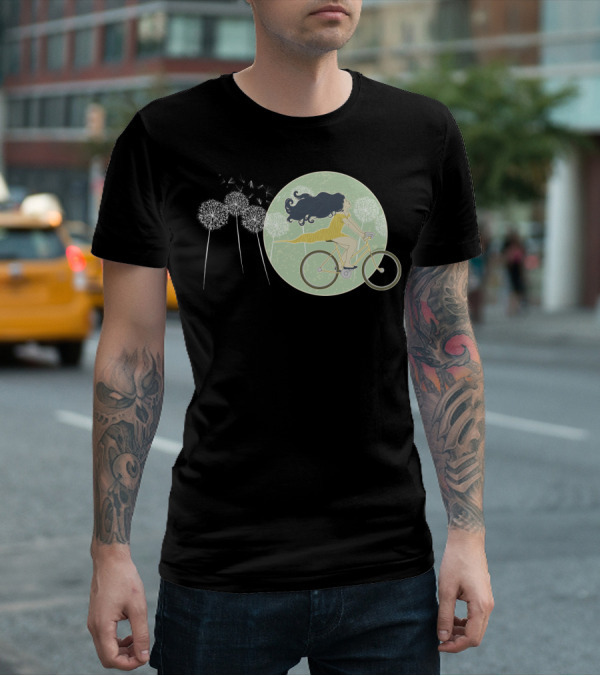 Ventura Highway Cycling Dandelion Dreamscape T-Shirt