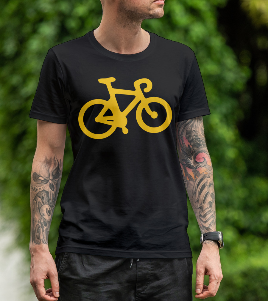 Yellow Road Bike T-Shirt