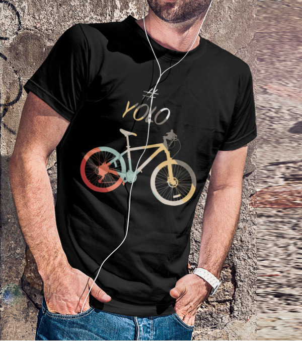 YOLO Colorful Bicycle T-Shirt