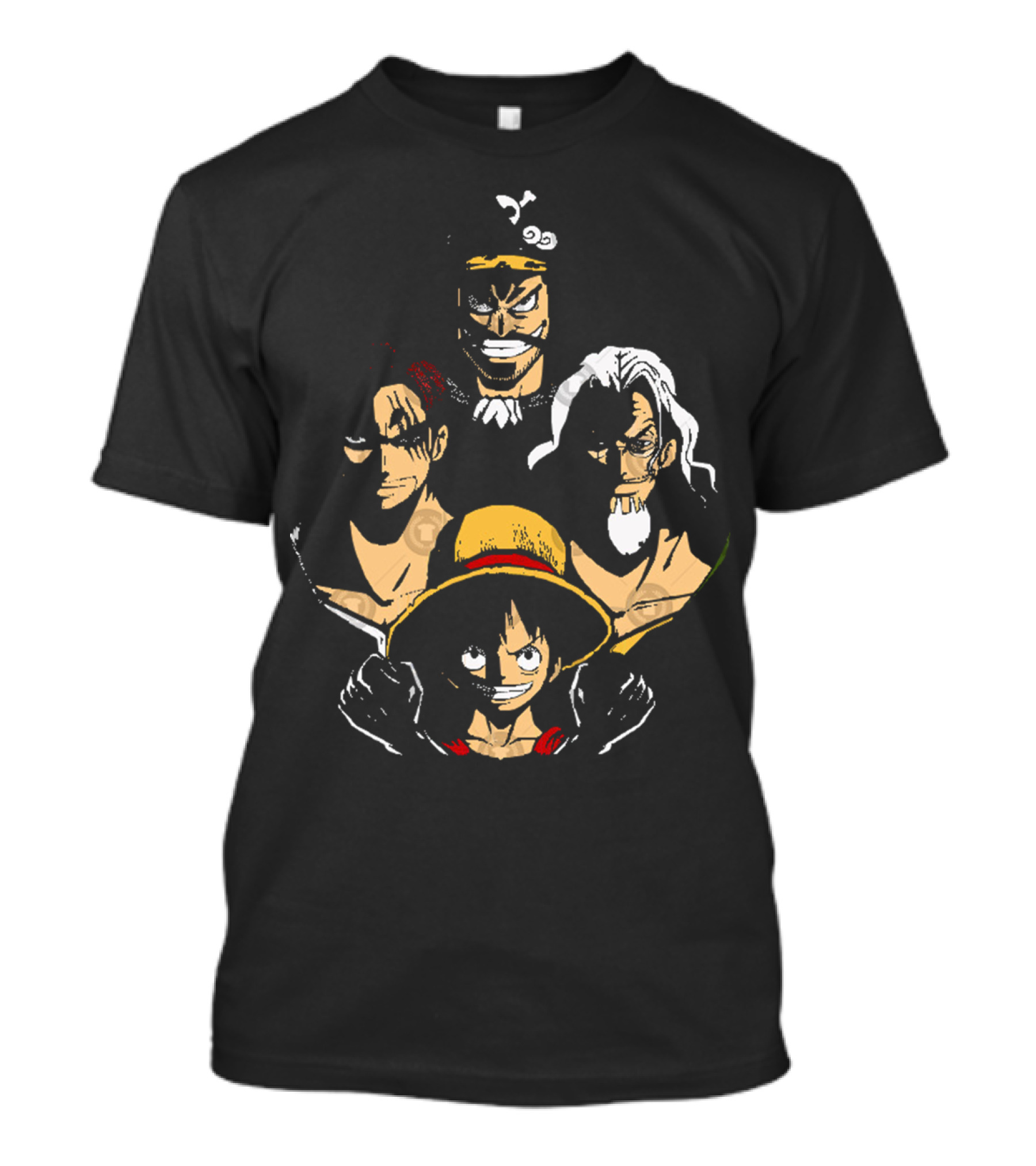 OP Rhapsody Legendary Pirate Character Quartet T-Shirt