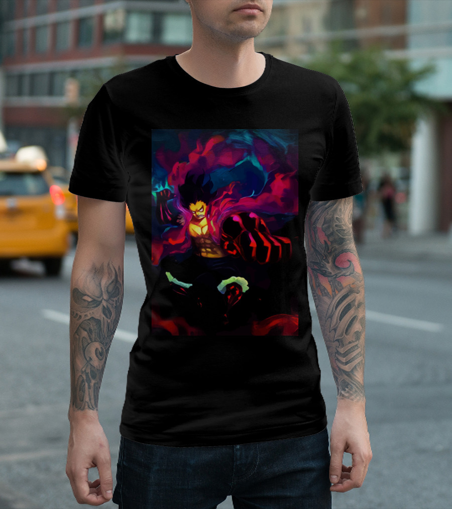 Colorful Snakeman Gear Fourth Transformation Anime T-Shirt