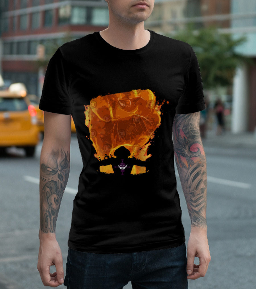 Fire Fist Ace Flaming Punch T-Shirt